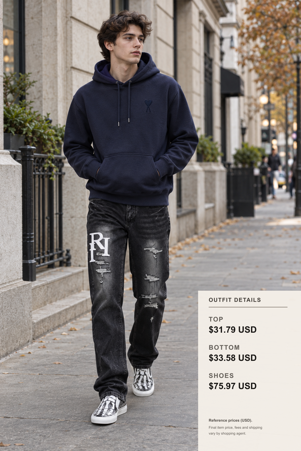 Ami Paris Knit Looks on fashionreps outfit 2 full-body street style for fashionreps
