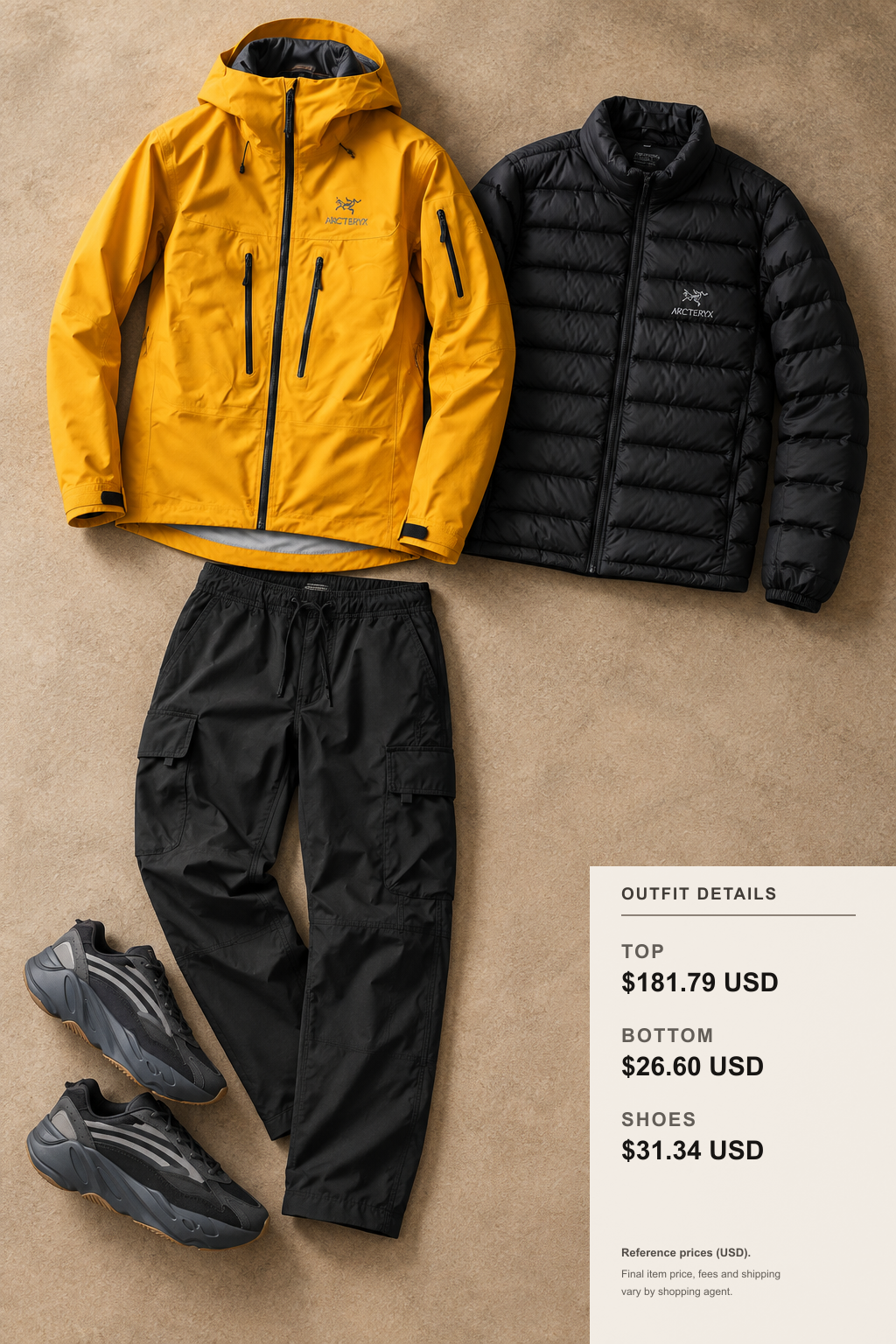 Fendi Winter Jacket: 3 Outfit Ideas outfit 2 editorial flat lay for fashionreps
