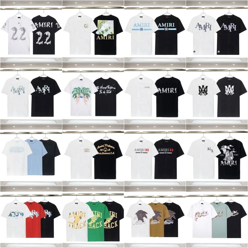 Amiri Letter-Print Logo T-Shirt Review: An $8.36 Cotton Crew Neck, Measured Against Its Own Size Chart