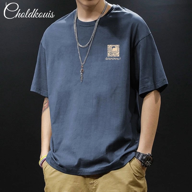 Foreign Trade Blue T-Shirt Review: A $5.97 200g Cotton Crewneck on the Bench