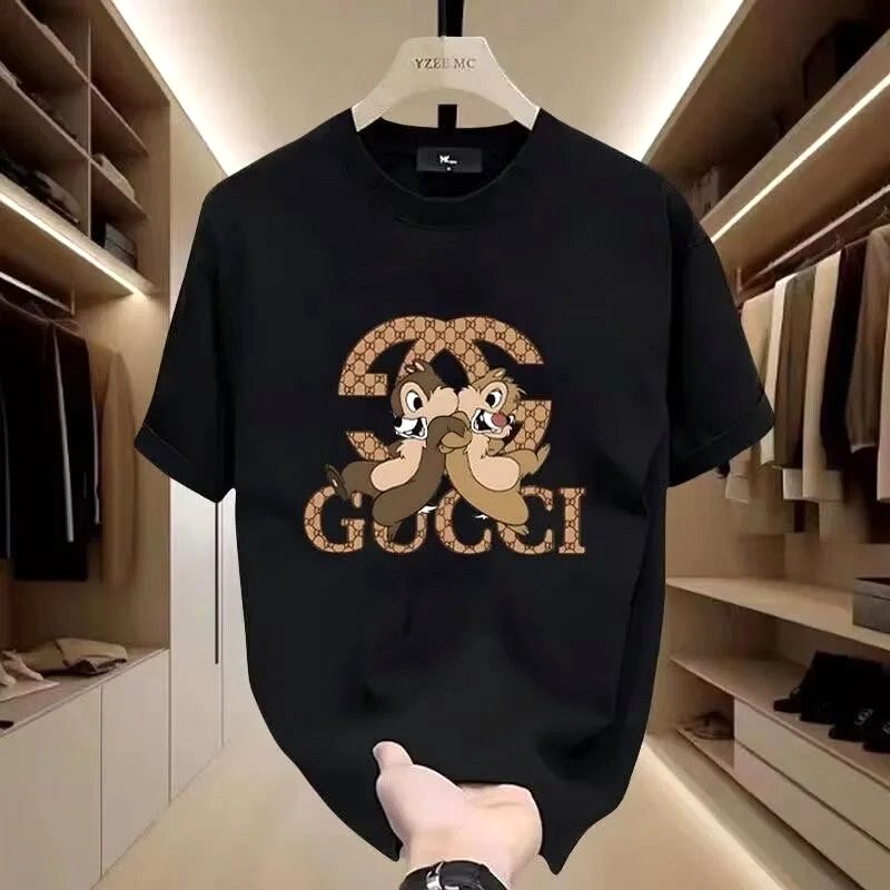 Gucci Black Playful Squirrel T-Shirt Review: Combed Cotton, Regular Fit, S–5XL