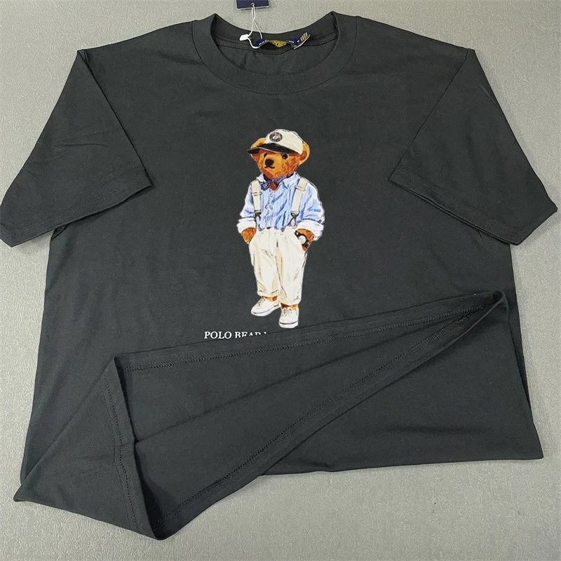 The 50–65 cm Body-Length Puzzle: Polo Ralph Lauren Black Polo Shirt in Casual Streetwear Style, Bench-Tested