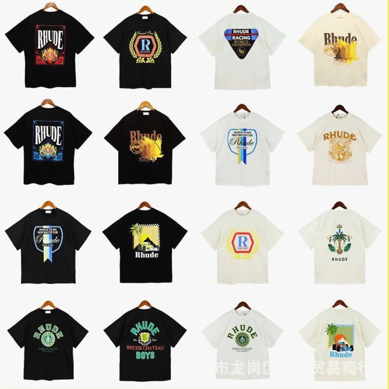 Rhude Printed Tee Review: 240g Cotton, Loose Cut, $8.36